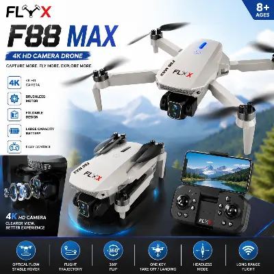 Picture of FLH F88 Max Drone Duel Camera Duel Battery Brashless Motor Drone