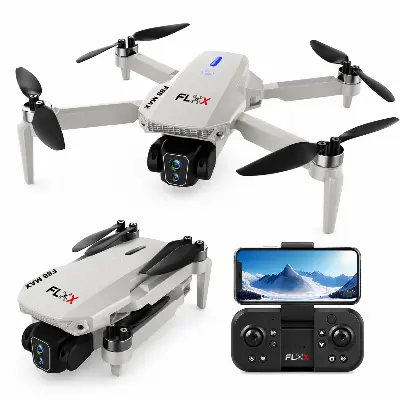 Picture of FLH F88 MAX Remote Rotate Camera Brushless Motor  WiFi Drone for One Key Landing, Optical Flow Hover with 2 Battery