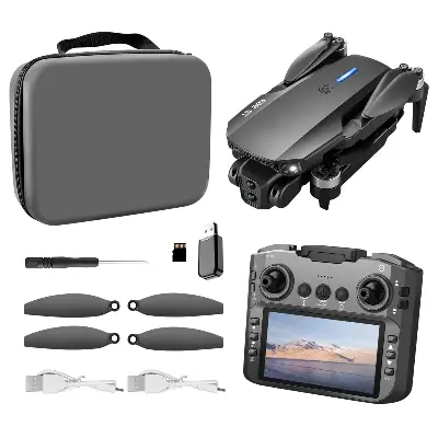 Picture of Flh F88 Max High-Resolution Dual Camera Drone with Remote Control and Screen, Brushless Motor,  HD Video, Foldable Design