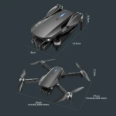 Picture of Flh F88 Max High-Resolution Dual Camera Drone with Remote Control and Screen, Brushless Motor,  HD Video, Foldable Design
