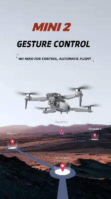 Picture of FLH Mini 2 Drone Duel Camera Duel Battery Brashless Motor With Life tIme Service Warrenty without Parts