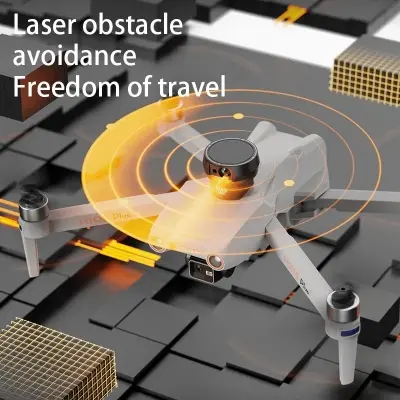 Picture of FLH M108 Plus RC Touch Big Display Rechargable Remot 2K Resolution Camera High Power 8000 Mah battery 30 Minits Flying Times New Drone