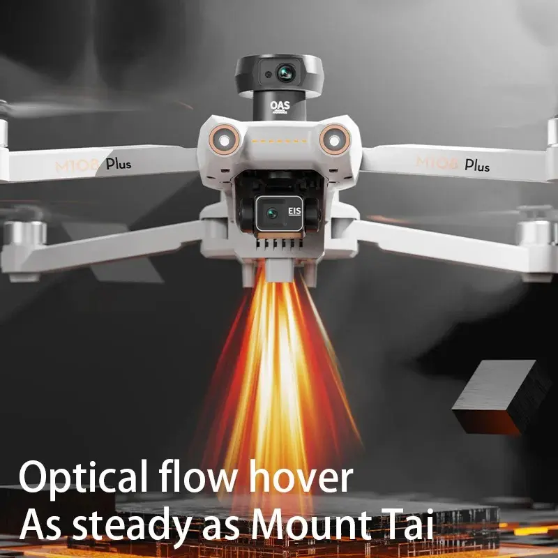 Picture of FLH M108 Plus RC Touch Big Display Rechargable Remot 2K Resolution Camera High Power 8000 Mah battery 30 Minits Flying Times New Drone