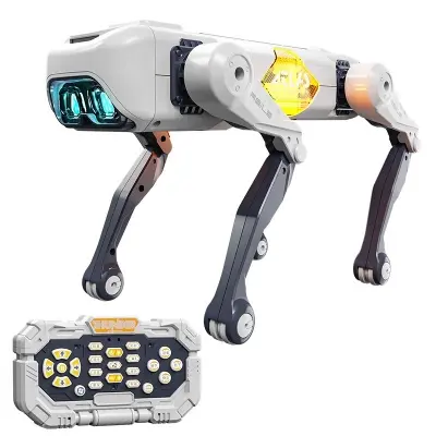 Picture of AI Robot Dog RC Stunt Car Toys: Gesture Sensing Remote Control with Mecanum Wheels & LED Eyes, 2.4GHz 3 sold