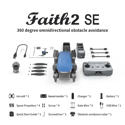 Picture of Flh CFly Faith2 SE RC Drone  3-Axis Gimbal Professional 4K Camera  3KM FPV Quadcopter