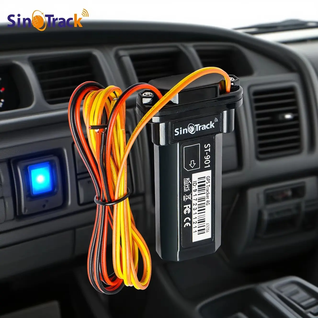 Picture of SinoTrack ST-901 High quality Premium Serviour   Tracker Motorcycle Tracking  System Vehicle Tracking Device for Car
