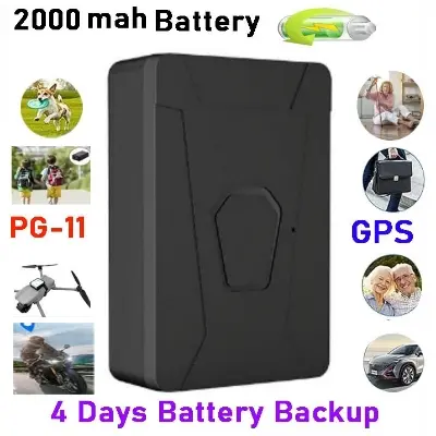 Picture of FLH  PG 11 Mini  Tracker with 2000 mah Battery 3 days backup power Live Tracking with High Quality Life time Free Apps Life time
