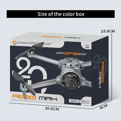 Picture of FLH AE20 MAX  Drone Gimbal HD Camera 5G WIFI Remote Screen 22min Flight Professional Foldable Brushles Large Screen RC Quadcopter