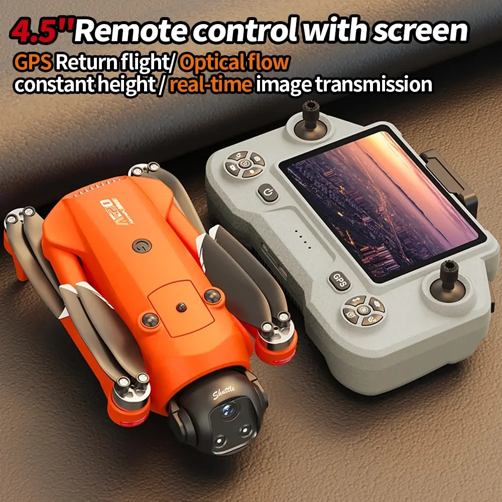 Picture of FLH AE20 MAX  Drone Gimbal HD Camera 5G WIFI Remote Screen 22min Flight Professional Foldable Brushles Large Screen RC Quadcopter