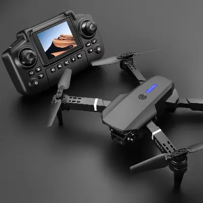 Picture of FLH E88 Mini Portable Drone HD Aerial Photography Smart Hover Helicopter 360° Flip Remote Control Quadcopter Toy RC Dron For Kids