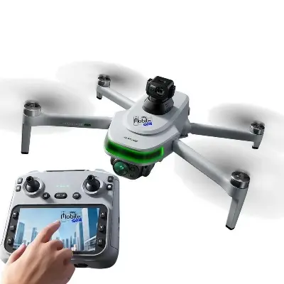Picture of FLH P31 Pro RC Quadcopter Brushless Motor 1080p FHD Camera Foldable Design 2KM Transmission 5G/2.4GHz App Control  White Drone