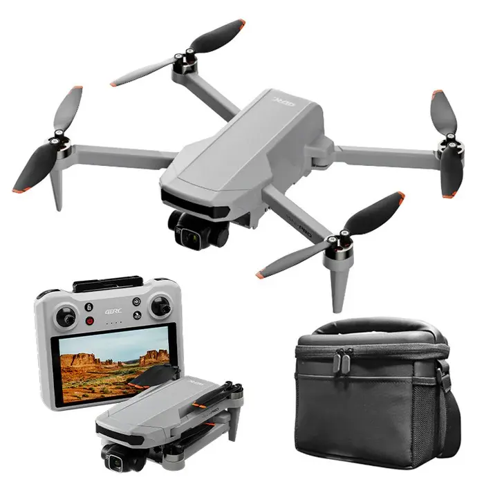 Picture of FLH 4DRC F15 3-Axis Gimbal 4K Drone HD Camera  5G WIFI Quadcopter 5.5 Inch Touch Screen Remote Control