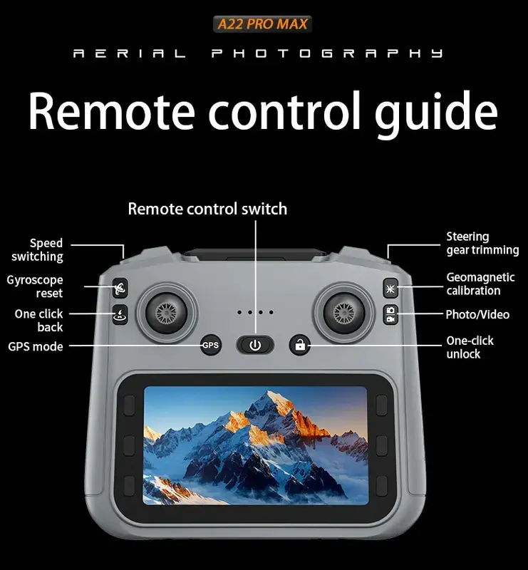 Picture of FLH ES105 Max Big Display Remote With  Drone 5 Kilometer Flying Range