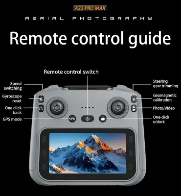 Picture of FLH ES105 Max Big Display Remote With  Drone 5 Kilometer Flying Range