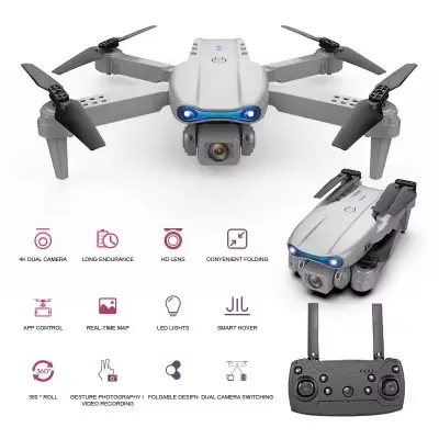 Picture of FLH E99 Pro Dual Camera Dual Battery Folding Camera Wifi Cam app Operator Drone