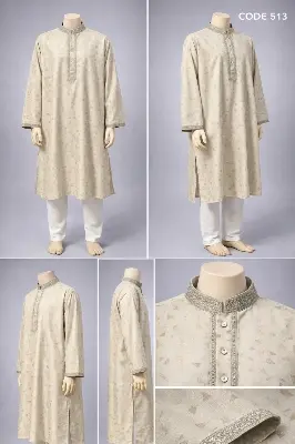 Picture of Luxury embroidery Panjabi with premium finish 513