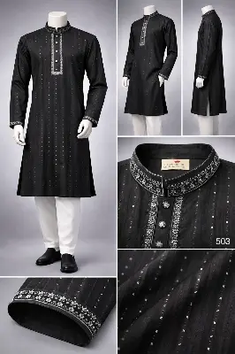 Picture of Luxury embroidery Panjabi with premium finish 503