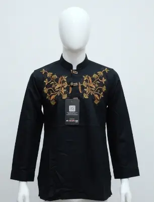 Picture of Boys Premium Embroidered Black Panjabi 1217