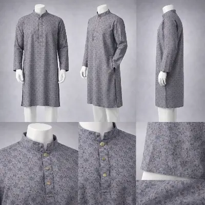 Picture of Gatsby Premium Panjabi for Men – Classic Fit | Eid & Festive Wear 04-PURPLE