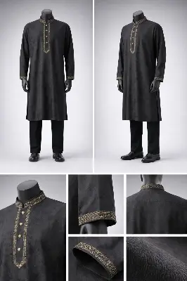 Picture of Luxury embroidery Panjabi with premium finish 515