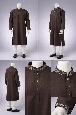Picture of Luxury embroidery Panjabi with premium finish 616