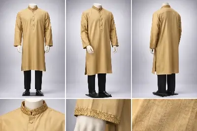 Picture of Luxury embroidery Panjabi with premium finish 202