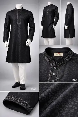Picture of Luxury embroidery Panjabi with premium finish 502