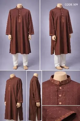 Picture of Luxury embroidery Panjabi with premium finish 509
