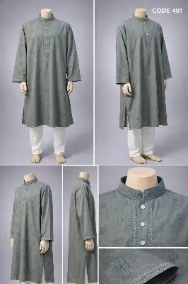 Picture of Luxury embroidery Panjabi with premium finish 401