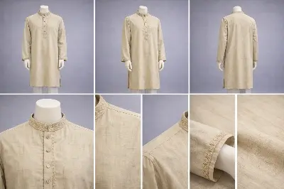 Picture of Luxury embroidery Panjabi with premium finish 201