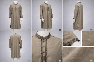 Picture of Luxury embroidery Panjabi with premium finish 601