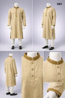 Picture of Luxury embroidery Panjabi with premium finish 501