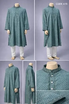 Picture of Luxury embroidery Panjabi with premium finish 415