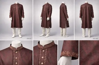 Picture of Luxury embroidery Panjabi with premium finish 404