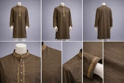 Picture of Luxury embroidery Panjabi with premium finish 417