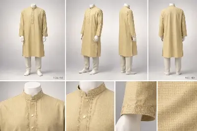 Picture of Luxury embroidery Panjabi with premium  finish 406