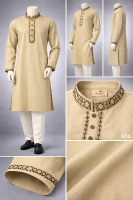 Picture of Luxury embroidery Panjabi with premium finish 514