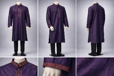 Picture of Luxury embroidery Panjabi with premium finish 400