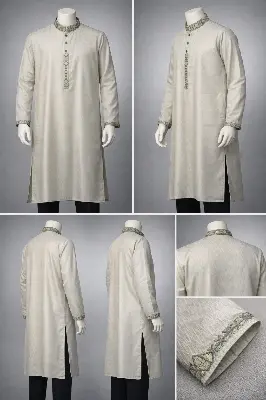 Picture of Luxury embroidery Panjabi with premium finish 510