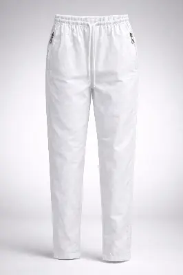 Picture of Boys Premium White Drawstring Pajama Pant 1222