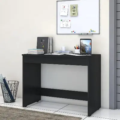 Picture of Wood Matt Finish Scarlet Study Table Laptop Computer Table Desk For Home & Office - Foldable Laptop Stand