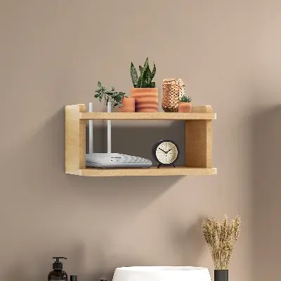 Picture of Wifi Router Stand Shelf Wall Mounted Shelf Home decorator