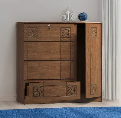 Picture of Best Quality Furniture WARDROBE,Sideboard Side Storage Cabinet 54/48 - antique