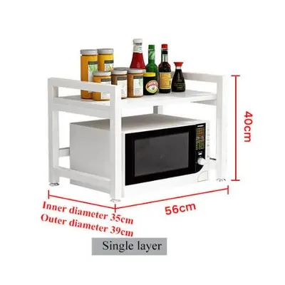 Picture of Single Layer Kitchen Shelf & Microwave Organizer with Utility Kitchenware Rack