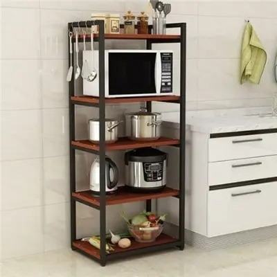 Picture of Best 3 Layer Kitchen Space Saving Shelf & Microwave Organizer with Utility Kitchenware Rack
