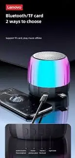 Picture of Lenovo Thinkplus K3 Plus RGB Portable Bluetooth Speaker -Black