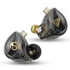 Picture of QKZ x HBB Titanium-Coated Diaphragm Driver Earphones (Mic) -Black