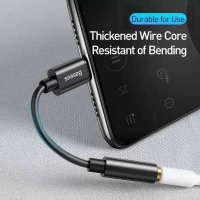 Picture of Baseus L54 Type-C to 3.5mm Jack Audio Adapter -Black