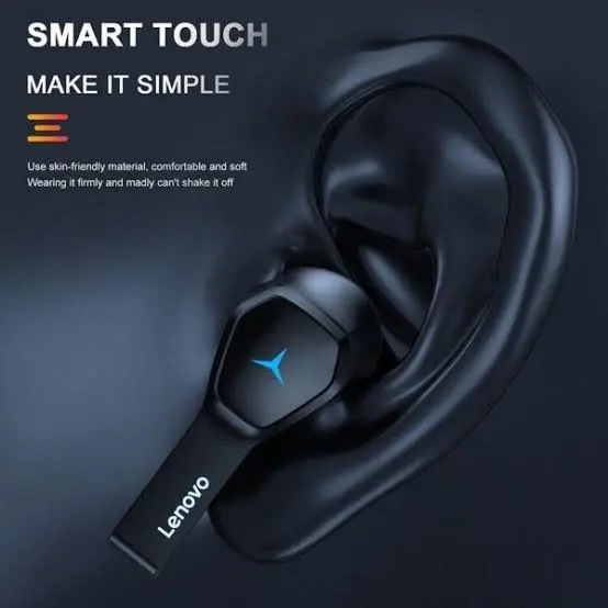 Picture of Lenovo HQ08 Gaming Wireless Bluetooth Earbuds -Black