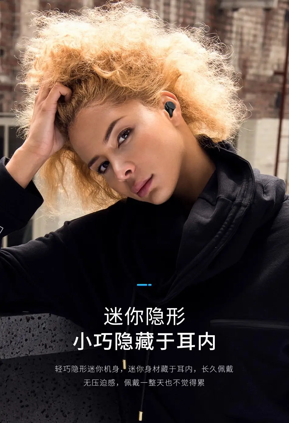 Picture of Awei T55 TWS Waterproof True Wireless Earbuds -Black